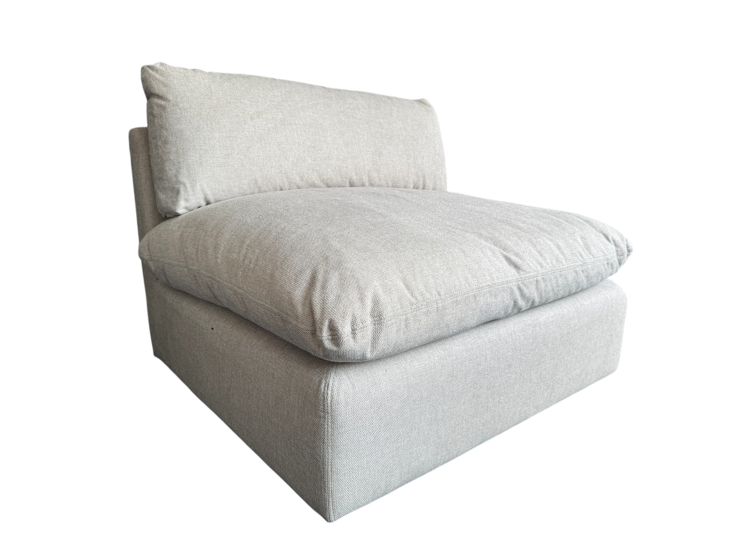 Fluffy Modular 4 Piece + Ottoman