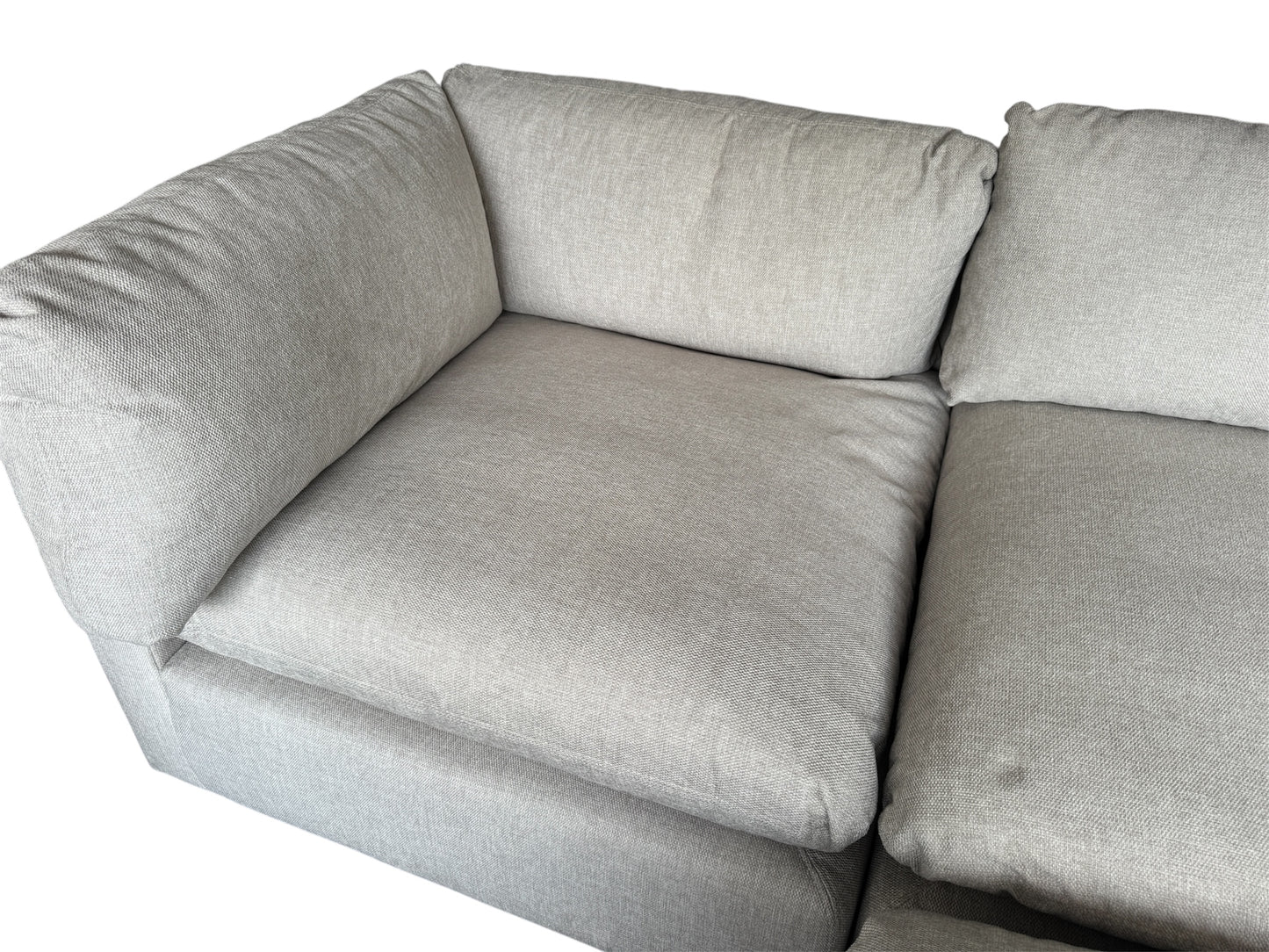 Fluffy Modular 4 Piece + Ottoman