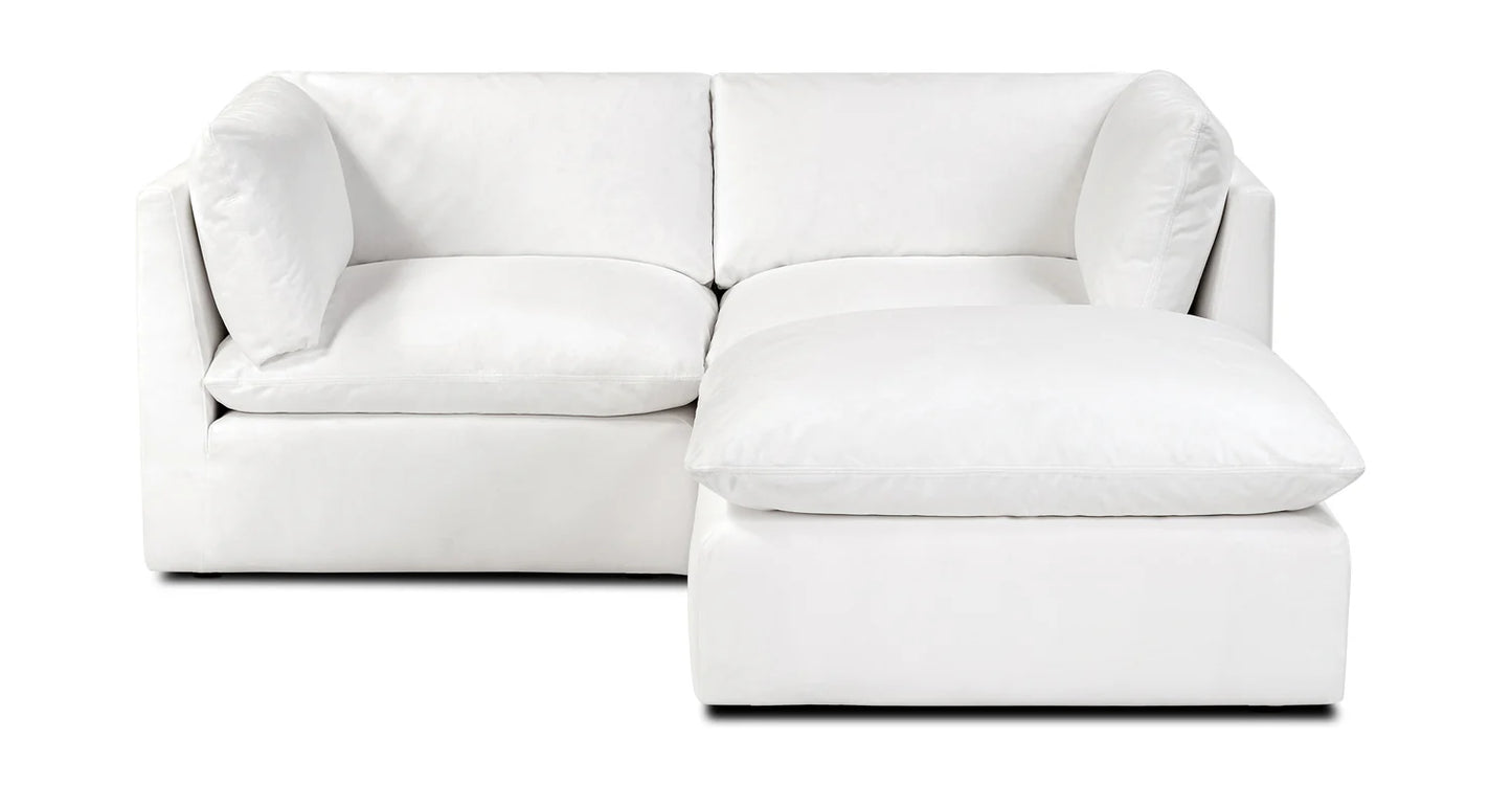 Fluffy Modular 2 Piece + Ottoman