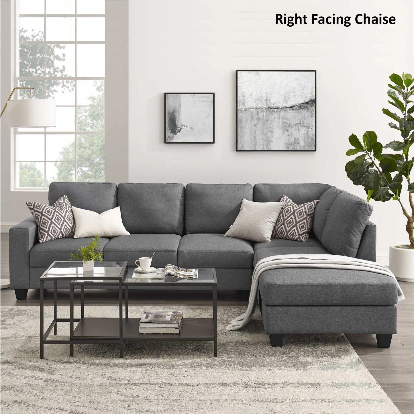 Preston | 6 Seater Sofa with Chaise